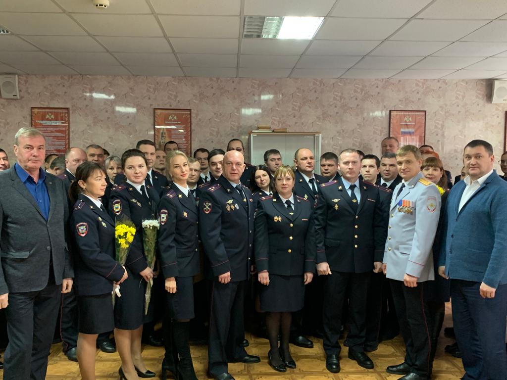 В Орехово-Зуевском МВД в честь 100-летия службы участковых уполномоченных полиции было проведено торжественное мероприятие