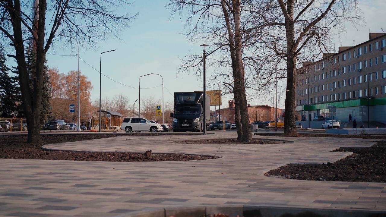 Благоустройство сквера в Демихово